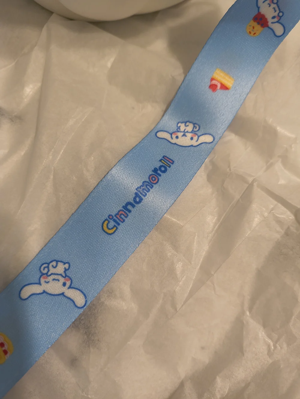 Sanrio Cinnamoroll Heart Crossbody Bag - White with Blue & Pink Accents
